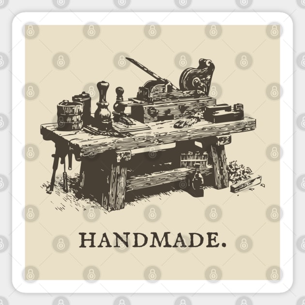 Vintage Woodworking Tools for the Craftsman Sticker by TuncGK